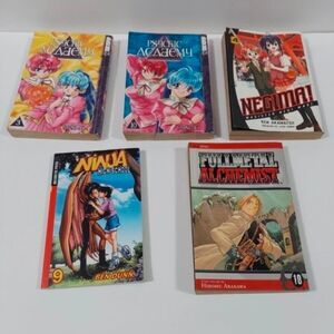 Manga Lot Japanese English Comic Books Full Metal Alchemist Ninja Highschool